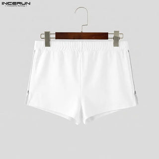 Men’s Stretch Zipper Shorts – Elastic Waist Casual Summer Shorts S–5XL