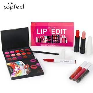 POPFEEL Lip Edit Set – Full-Size Lip Kit