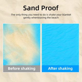 6.5x7ft Waterproof Pocket Beach Blanket