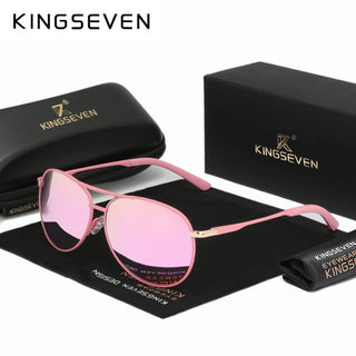 KINGSEVEN Women’s Polarized Sunglasses – UV400 Pilot Eyewear