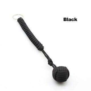 Steel-Core Paracord Survival Keychain