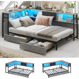 LumaNook Corner Bed