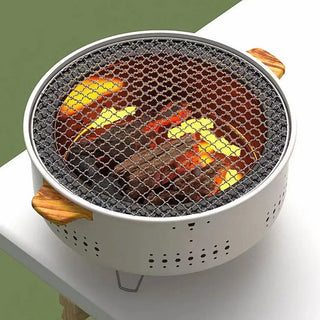 SizzleSphere Portable Charcoal Grill