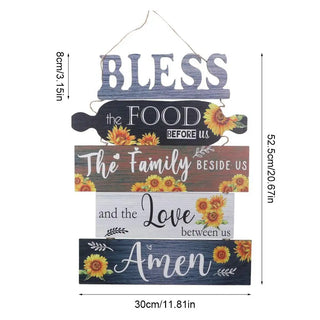 Blessed Sunflower Kitchen Decor