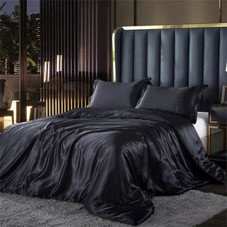 Luxury Satin Slik Duvet Cover Bedding Set