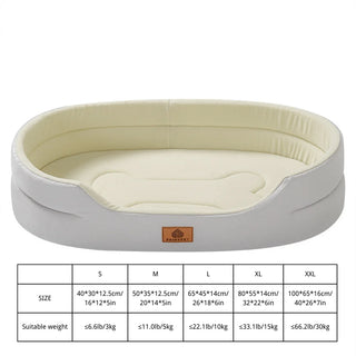 Waterproof Orthopedic Foam Dog Bed