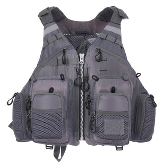Lixada Outdoor Fishing Vest – Multifunctional Life Jacket with Storage & Safety Features