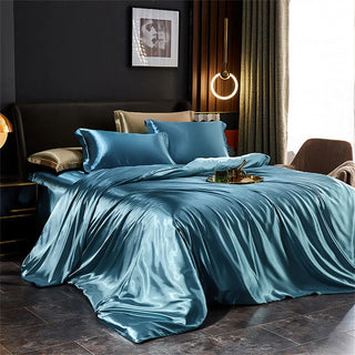 Luxury Satin Slik Duvet Cover Bedding Set