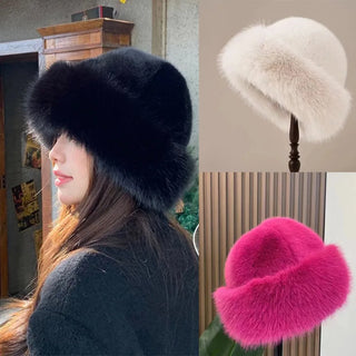 Women's Fur Magnolia Cap