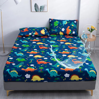 Multi-Design Waterproof Fitted Bed Sheet