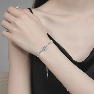 Celestial Grace Moissanite Bracelet