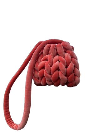 Hand-Braided Plush Crossbody Bag | Cozy Weave Design