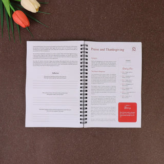 52-Week Bible Study Planner Notebook – Guided Scripture Reading, Prayer & Faith Growth Journal