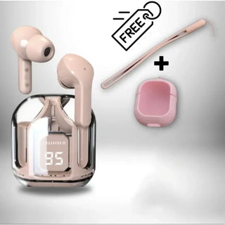 DIXSG T2 TWS Gaming Earbuds, Bluetooth 5.3 Wireless Earphones with Charging Case, Mic, Noise Reduction, HiFi Stereo Sound, Protective Case & Lanyard