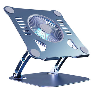 Aluminum Alloy Laptop Stand with Cooling Fan (Model T628)