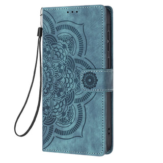 Luxury 3D Floral Leather Wallet Case for iPhone – Flip Cover with Card Slots, Kickstand & Magnetic Closure
