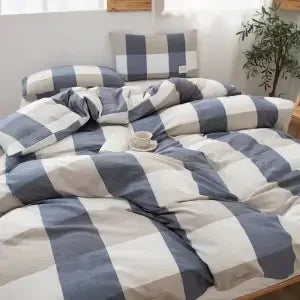 BlueHaven Plaid Duvet Cover