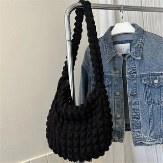 Crossbody Bag with Pleated Design
