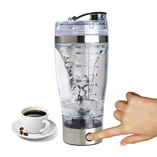 450/600ml  Electric Portable Protein Powder Shaker Bottle Mixer