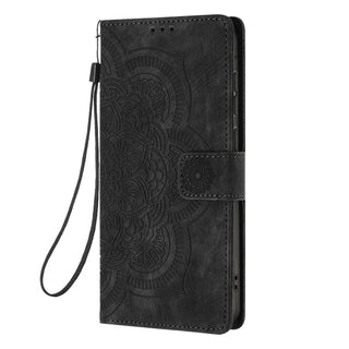 Luxury 3D Floral Leather Wallet Case for iPhone – Flip Cover with Card Slots, Kickstand & Magnetic Closure
