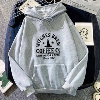 Witches Brew Coffee Co. Hoodie – Women’s Casual Fit Autumn/Winter Pullover